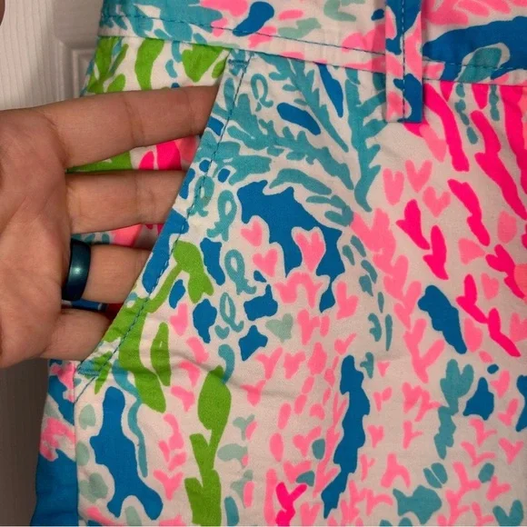 Lilly Pulitzer "Lets Cha Cha" The Callahan Short, sz 6, resort, summer - Picture 12 of 14